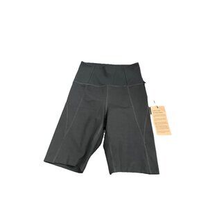 Girlfriend Collective Shorts Clarissa High Rise Performance Bike Black Women XS